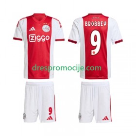 AFC Ajax Brian Brobbey 9 Dres Dječji Domaći 2025/2026 Kratkih Rukava